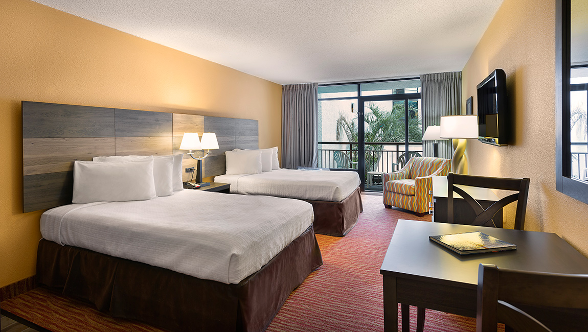 Landmark Resort Interior Room Myrtle Beach with 2 Beds