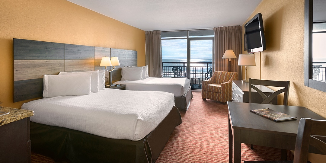 Oceanfront Room sleeps (4)