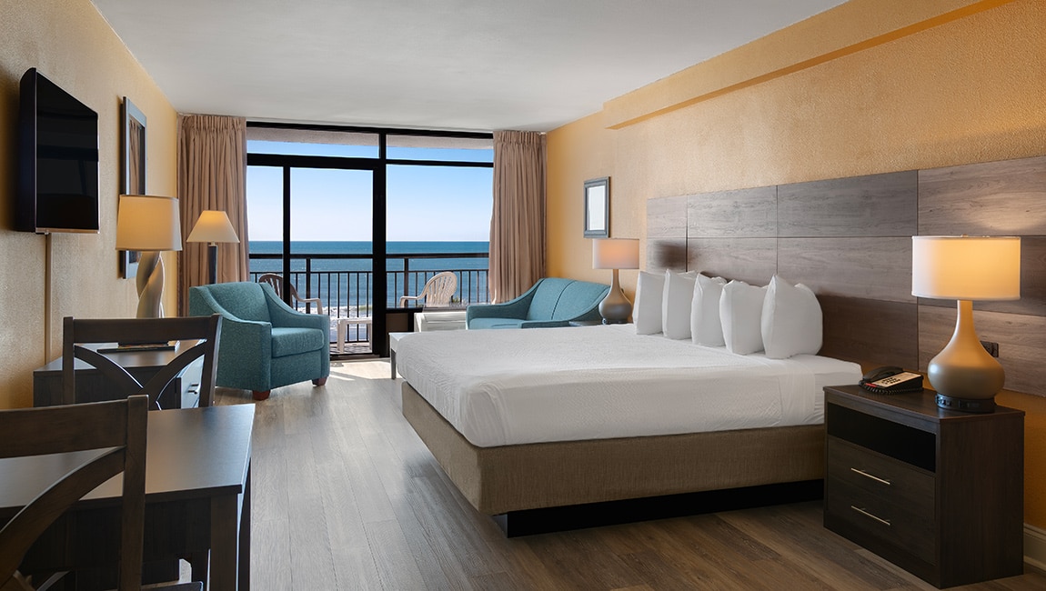 Oceanfront King Room sleeps (4)
