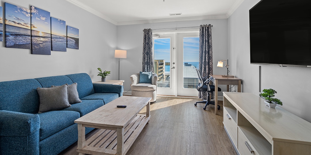 Ocean Escape Condos | Ocean View 2 Bedroom Condo - King (Sleeps 6)