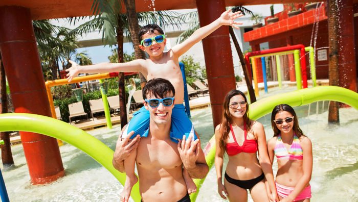 Family at Landmark Resort Waterpark