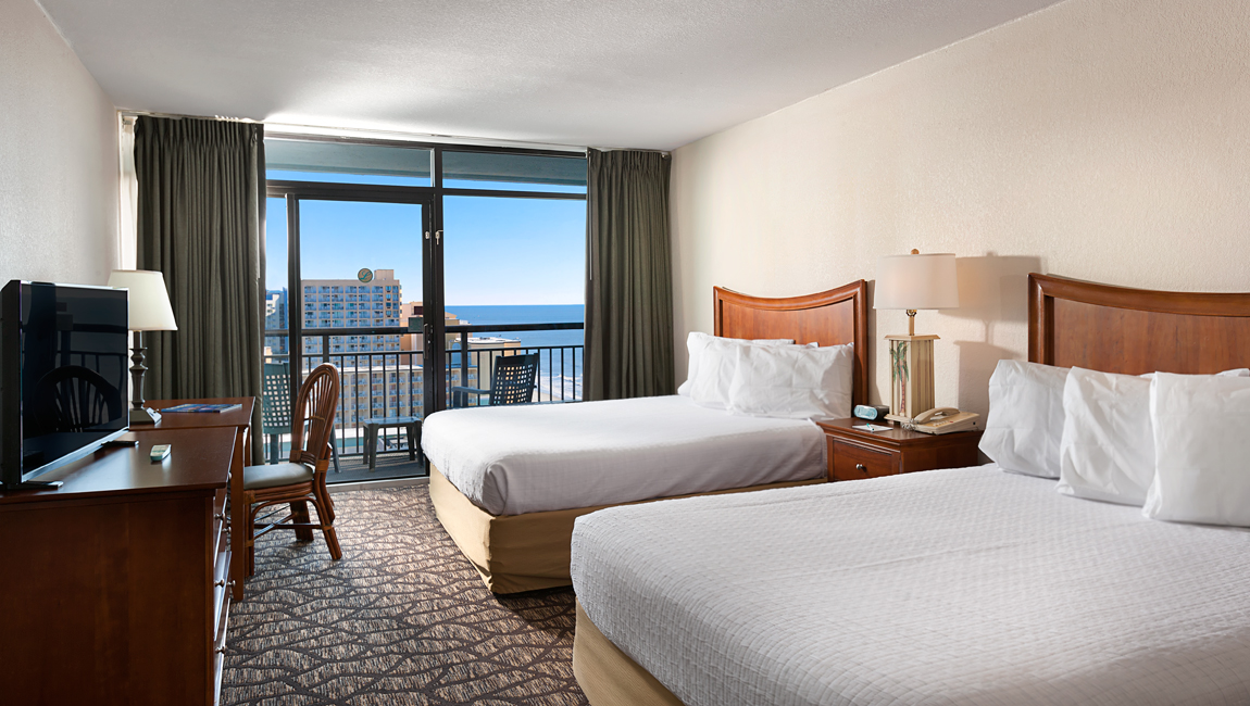 Landmark Resort Penthouses in Myrtle Beach, Bedroom