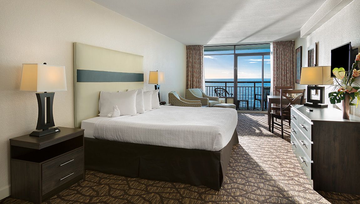 Penthouse Myrtle Beach Master Bedroom at Landmark Resort